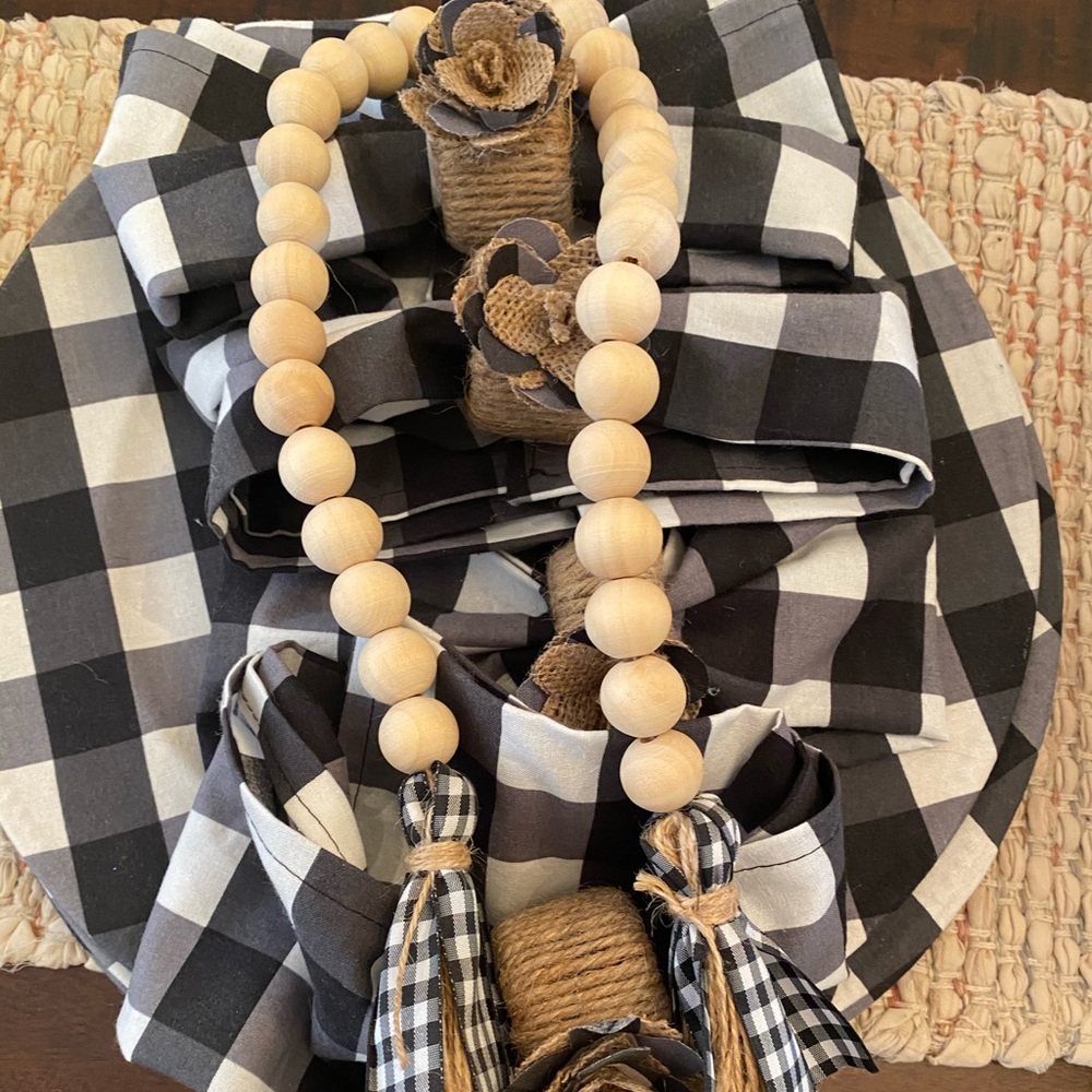 Buffalo Plaid Table Setting